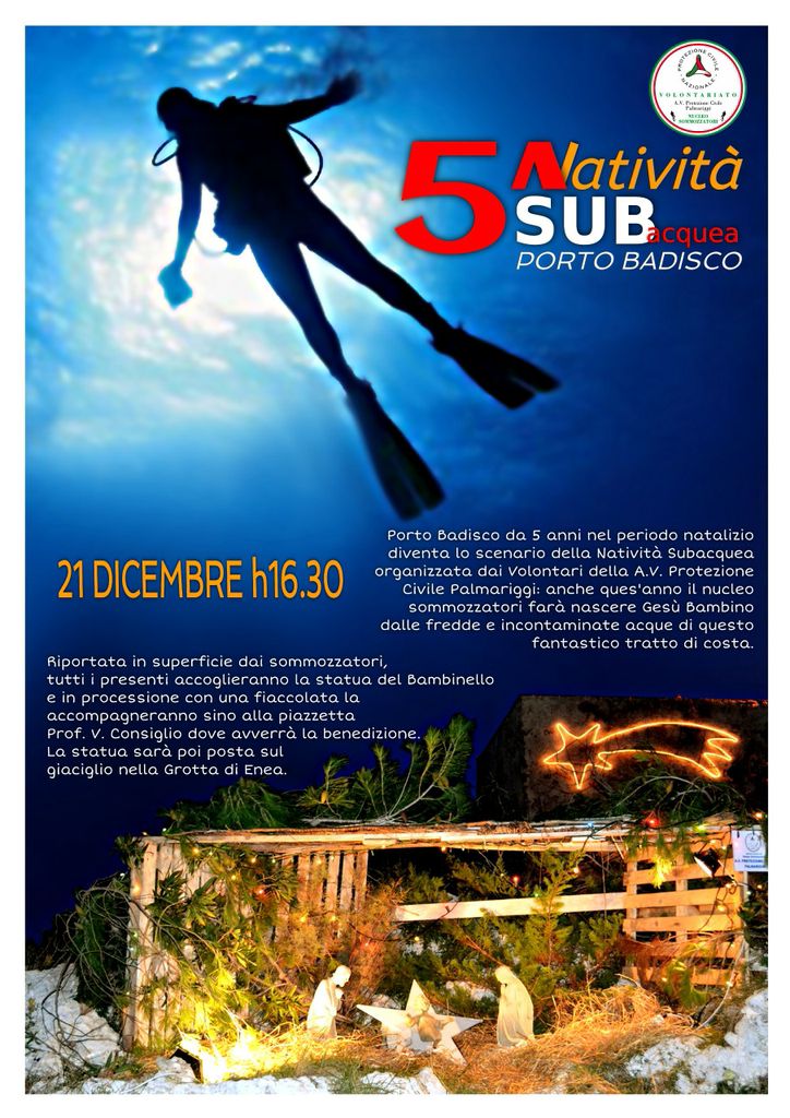 natività subacquea 2014 manifesto